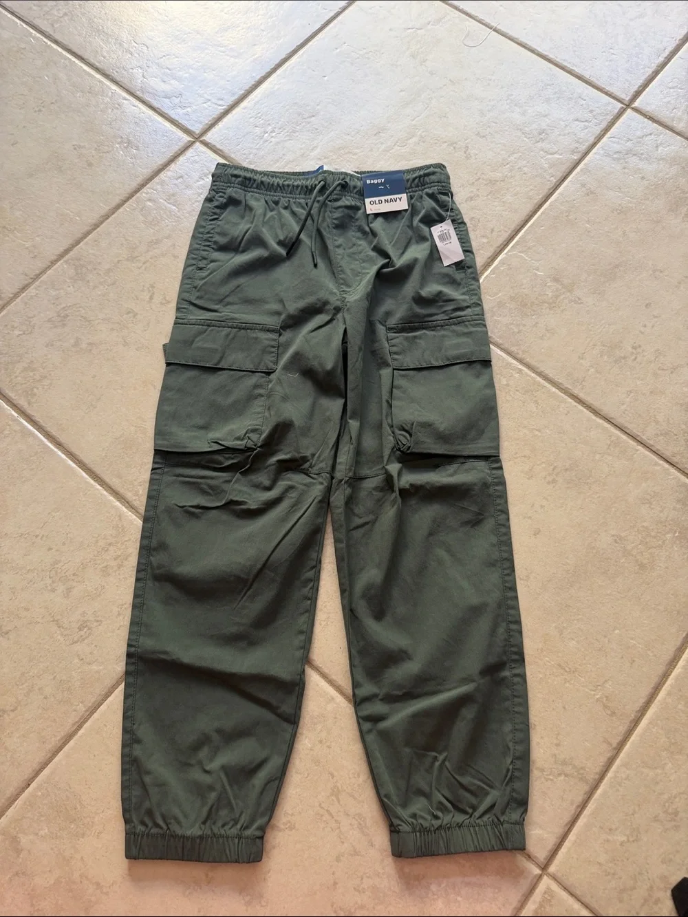 Old Navy Dark Olive Cargo Joggers